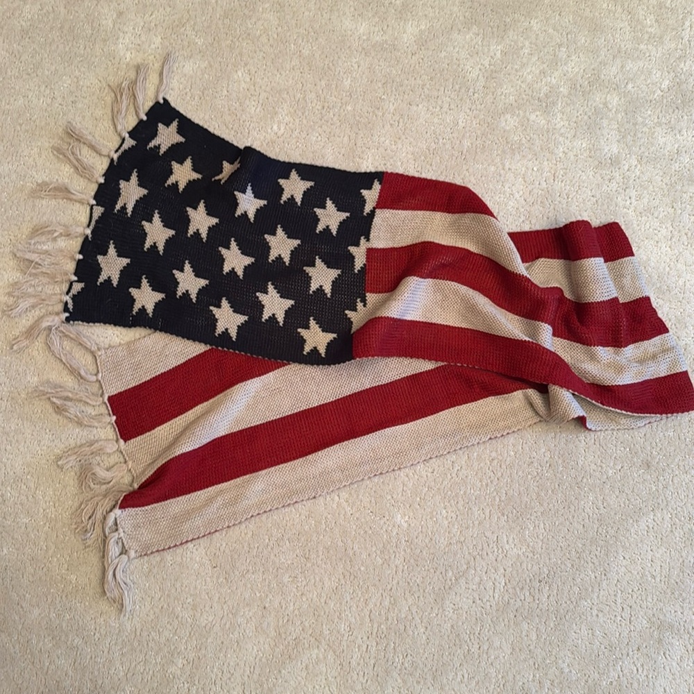 American Flag scarf